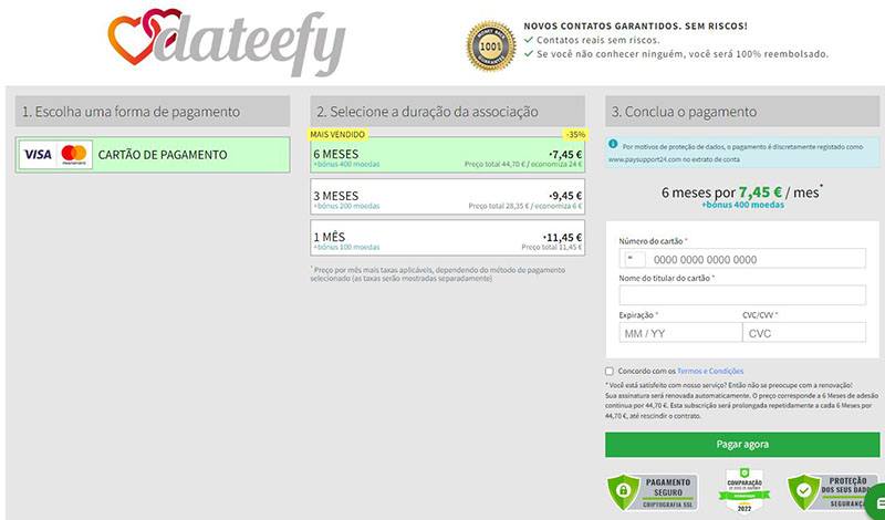 Estrutura de Preços e Métodos de Pagamento